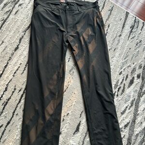 Society of One Men’s Black Athletic Fit Pants - 42 by 32” golf pants work